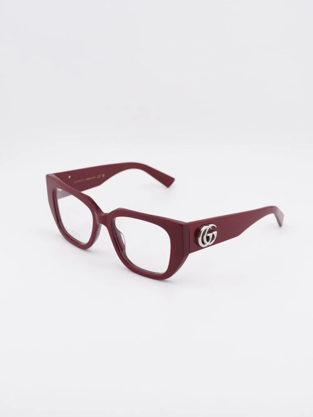 Gucci GG1952O 003 Eyeglasses Burgundy 51mm Square Frame